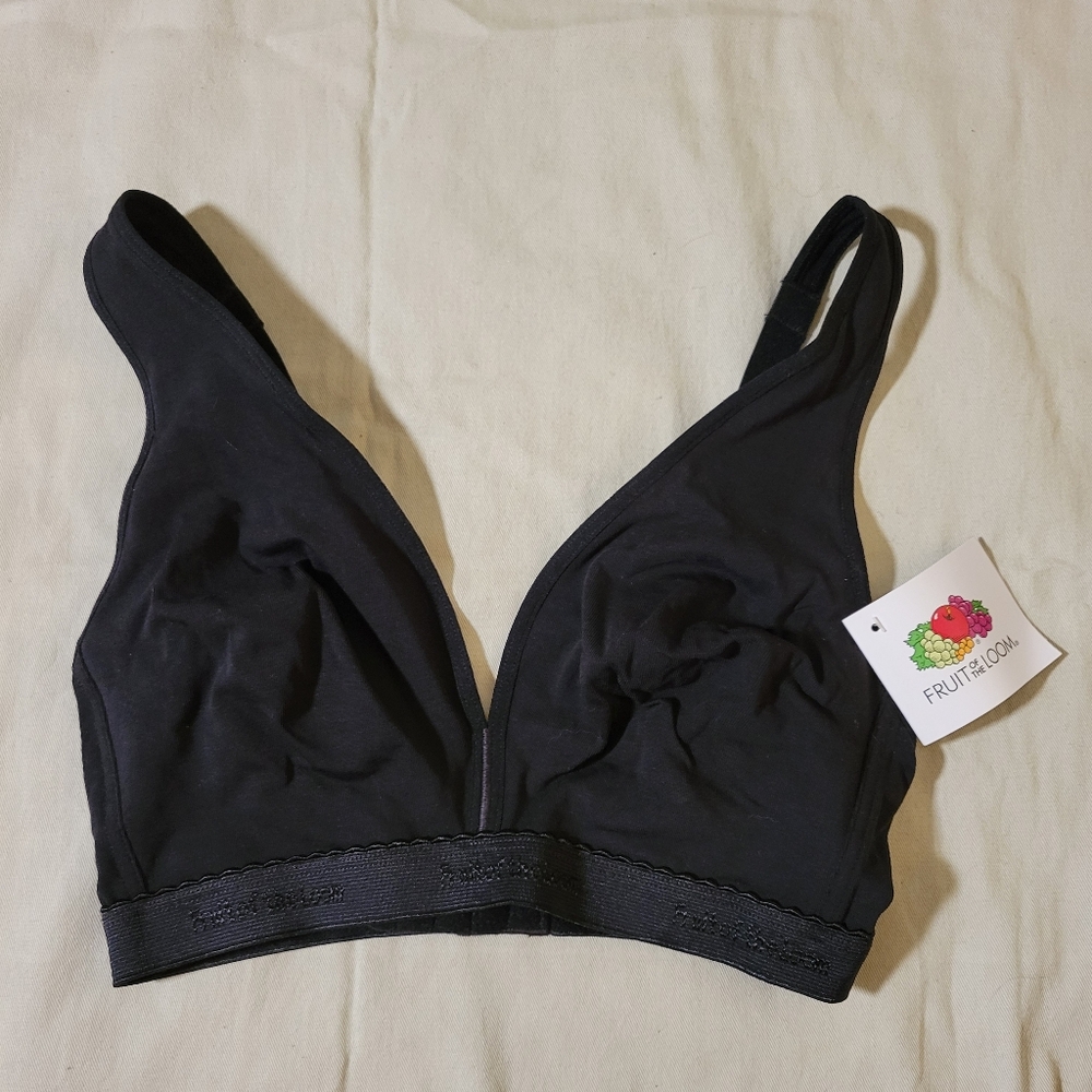 Fruit Of The Loom Wire-free Cotton Bralette